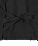 Heavy Cotton Tie Back Waisted T-Shirt-GANNI-Forget-me-nots Online Store