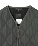 Unisex Military Zip V Neck Down Jkt-TAION-Forget-me-nots Online Store