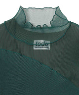 Sheer Layered Short Sleeve Top-kotohayokozawa-Forget-me-nots Online Store