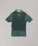 Sheer Layered Short Sleeve Top-kotohayokozawa-Forget-me-nots Online Store