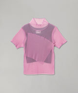 Sheer Layered Short Sleeve Top-kotohayokozawa-Forget-me-nots Online Store