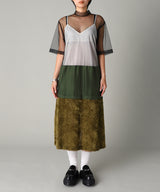 Fringe Tulle Dress-TOGA PULLA-Forget-me-nots Online Store