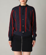 Stripe Knit Cardigan-TOGA PULLA-Forget-me-nots Online Store