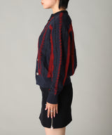 Stripe Knit Cardigan-TOGA PULLA-Forget-me-nots Online Store