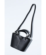 Leather Tote Bag Mini-TOGA PULLA-Forget-me-nots Online Store