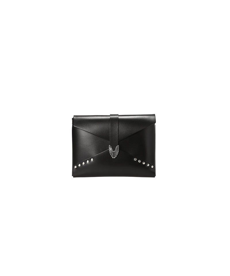 Leather Shoulder Pouch Wide-TOGA PULLA-Forget-me-nots Online Store