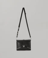 Leather Shoulder Pouch Wide-TOGA PULLA-Forget-me-nots Online Store