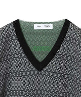 Logo Knit Vest-TOGA PULLA-Forget-me-nots Online Store