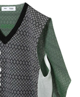 Logo Knit Vest-TOGA PULLA-Forget-me-nots Online Store