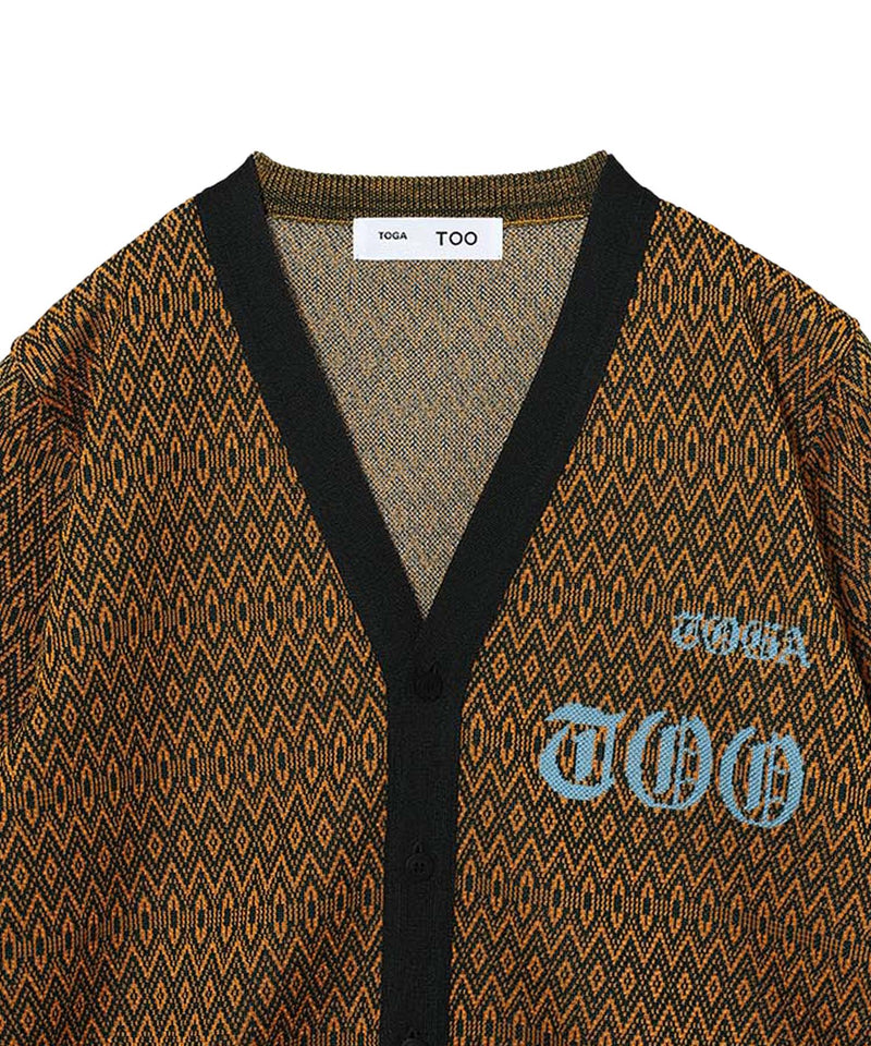 Logo Knit Cardigan-TOGA PULLA-Forget-me-nots Online Store