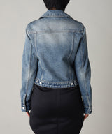 Signature Denim Trucker Jacket-courrèges-Forget-me-nots Online Store