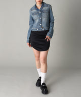 Signature Denim Trucker Jacket-courrèges-Forget-me-nots Online Store
