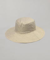 Linen Rayon Wide Brim Bucket Hat-KIJIMA TAKAYUKI-Forget-me-nots Online Store