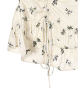 Printed Satin Slip Top-GANNI-Forget-me-nots Online Store