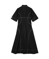 Cotton Poplin Long Shirt Dress-GANNI-Forget-me-nots Online Store