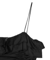 Solid Satin Slip Top-GANNI-Forget-me-nots Online Store