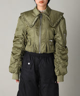 Duchesse Nylon Fitted Jacket-GANNI-Forget-me-nots Online Store