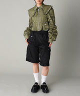 Duchesse Nylon Fitted Jacket-GANNI-Forget-me-nots Online Store