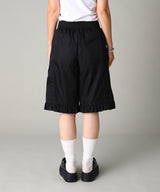 Duchesse Nylon Midi Ruffle Shorts-GANNI-Forget-me-nots Online Store