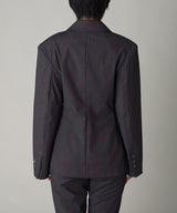 Stretch Stripe Blazer-GANNI-Forget-me-nots Online Store