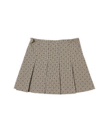 Flock Check Suiting Mini Skirt-GANNI-Forget-me-nots Online Store