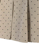 Flock Check Suiting Mini Skirt-GANNI-Forget-me-nots Online Store