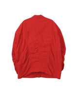 <Archive Sale>Red Over Size Lace Shirring Shirt-WE11DONE-Forget-me-nots Online Store