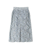 <Archive Sale>Sky Lace Layered Cotton Midi Skirt-WE11DONE-Forget-me-nots Online Store