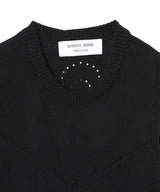 Knit Rib Sleeveless Pullover-Marine Serre-Forget-me-nots Online Store