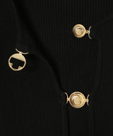 Moon Jewelry Knit Open Cardigan-Marine Serre-Forget-me-nots Online Store