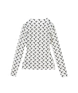 Recycled Moon Jersey Ss Crewneck Top-Marine Serre-Forget-me-nots Online Store