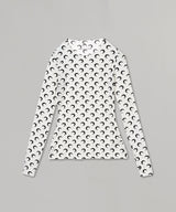 Recycled Moon Jersey Ss Crewneck Top-Marine Serre-Forget-me-nots Online Store