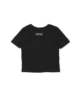 Moon Logo Ribbed Jersey Cut-Out T-Shirt-Marine Serre-Forget-me-nots Online Store