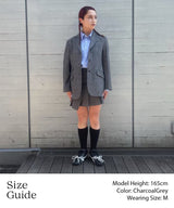 Wool Blazer Jacket-Forget-me-nots-Forget-me-nots Online Store