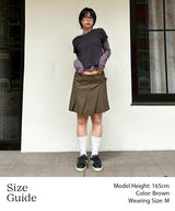 Wool Mini Skirt-Forget-me-nots-Forget-me-nots Online Store