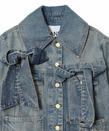 Tint Rigid Denim Jacket-GANNI-Forget-me-nots Online Store