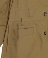 Workwear Canvas Short Peplum Jacket