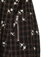 Yarn Dyed Check Flower Bomber