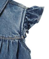 Light Weight Denim Top-GANNI-Forget-me-nots Online Store