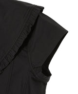 Stretch Cotton Peter Pan Collar Shirt-GANNI-Forget-me-nots Online Store