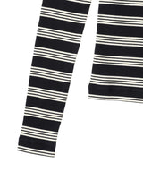 Soft Cotton Stripe Rib Longsleeve-GANNI-Forget-me-nots Online Store