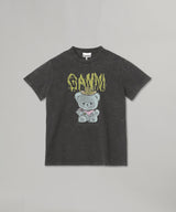 Future Heavy Jersey T-Shirt Boots Print-GANNI-Forget-me-nots Online Store