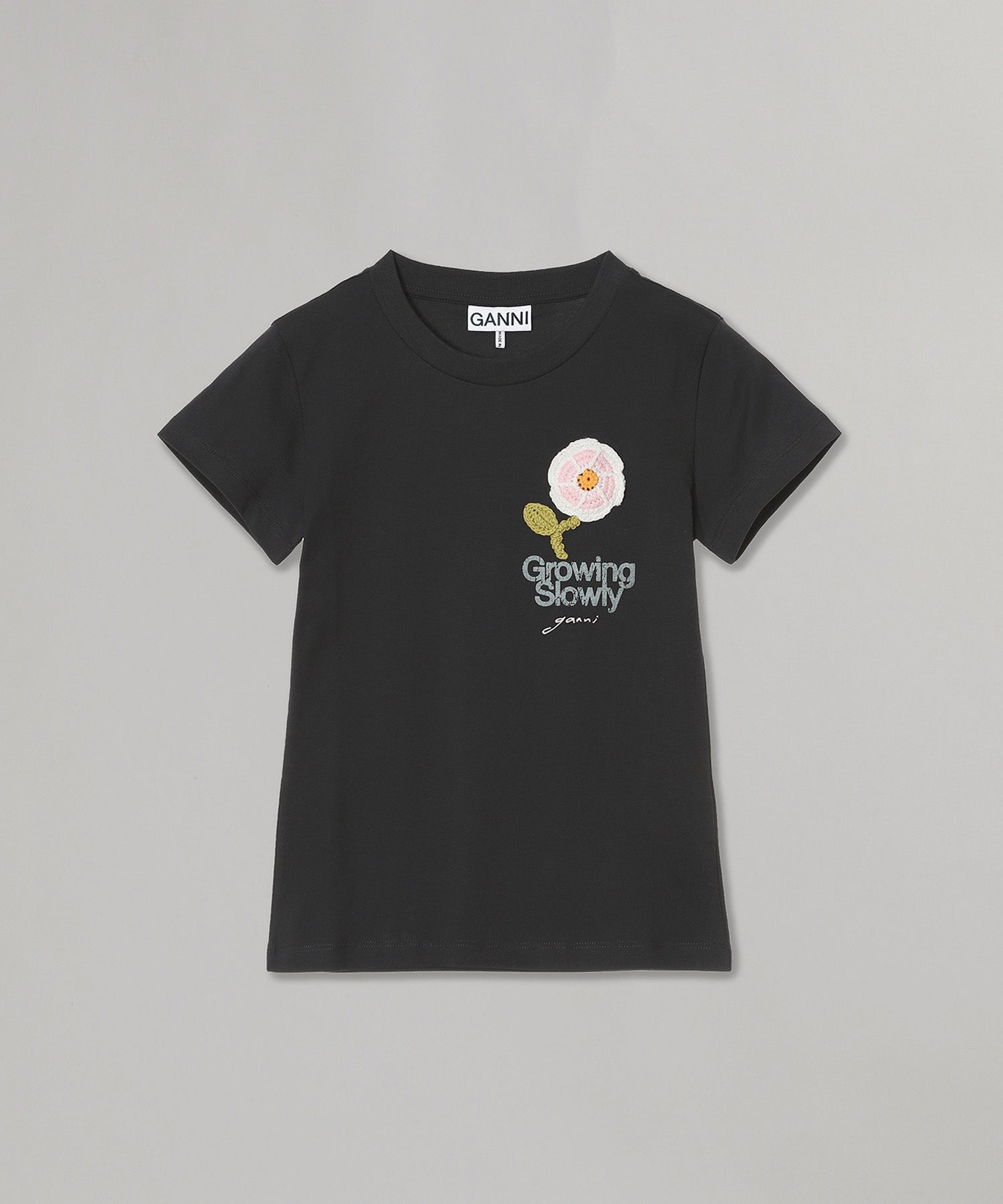 Basic Cotton Jersey Baby Fit Crochet Patch｜ガニー(GANNI)｜Forget