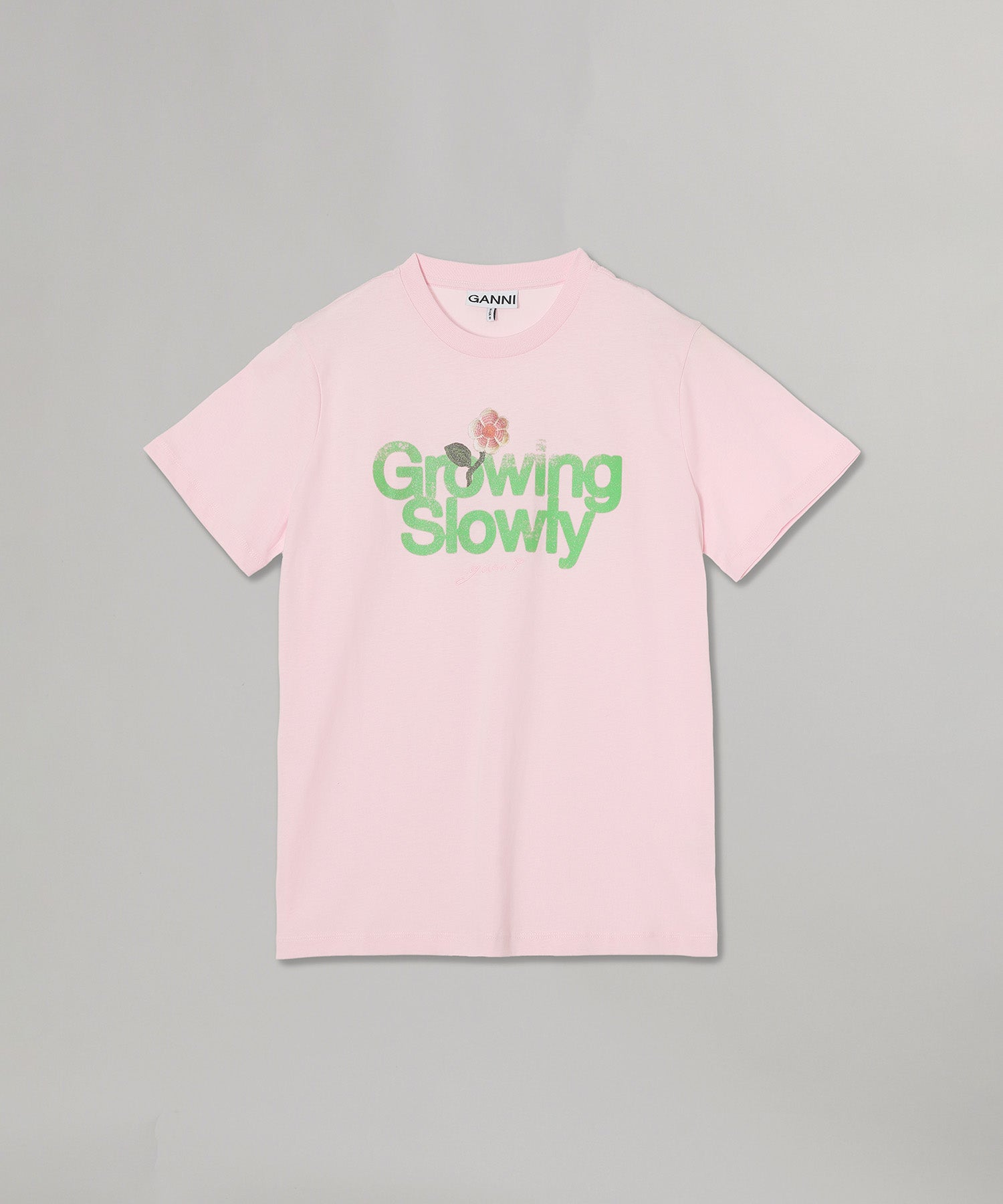 Basic Cotton Jersey Growing Slowly｜ガニー(GANNI)｜Forget-me-nots