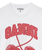 Basic Cotton Jersey Cherry With Caviar-GANNI-Forget-me-nots Online Store