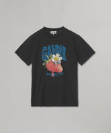 Basic Cotton Jersey Strawberry-GANNI-Forget-me-nots Online Store