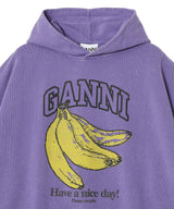 Isoli Cropped Hoodie-GANNI-Forget-me-nots Online Store