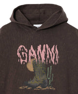 Isoli Cropped Hoodie-GANNI-Forget-me-nots Online Store