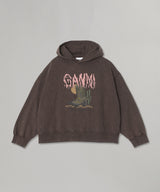 Isoli Cropped Hoodie-GANNI-Forget-me-nots Online Store