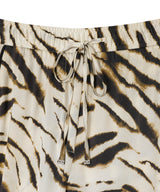 Printed Stretch Satin Elastica